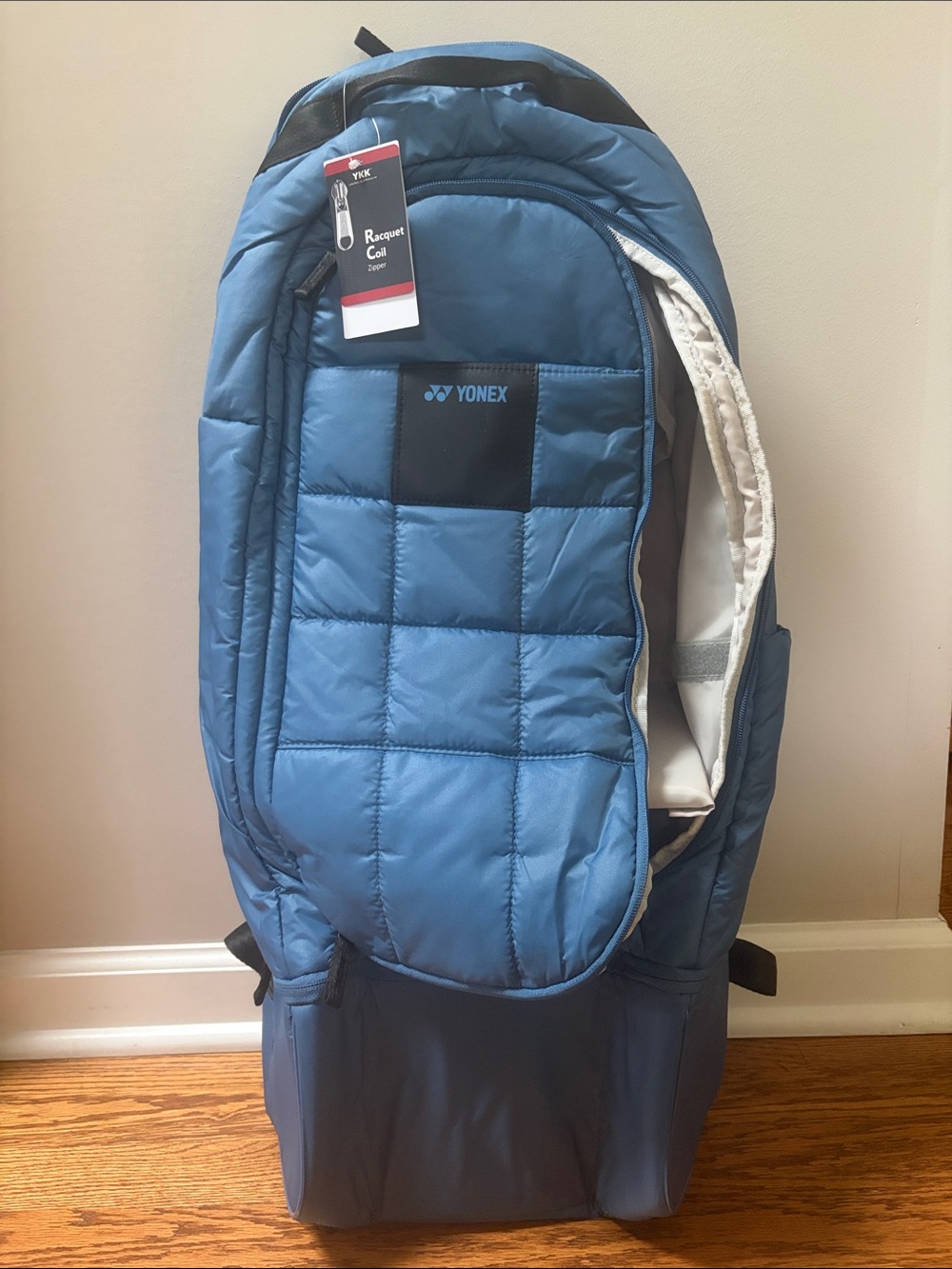 Yonex Compact Racket Backpack Smoke Blue - Picture 8 of 11
